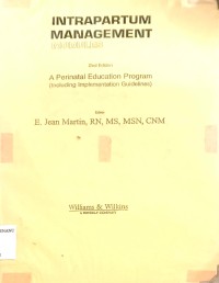 Image of INTRAPARTUM MANAGEMENT