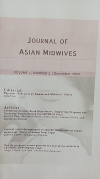 Image of JURNAL INTERNASIONAL JOURNAL OF ASIAN MIDWIVES