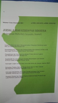 Image of Jurnal Nasional (Jurnal Ilmiah Kebidanan Indonesia) Vol.10.No.1