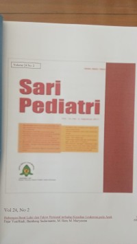 Image of JURNAL NASIONAL SARI PEDIATRI
