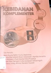 Image of KEBIDANAN KOMPLEMENTER (jilidan)