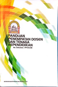 PANDUAN PENEMPATAN DOSEN DAN TENAGA KEPENDIDIKAN