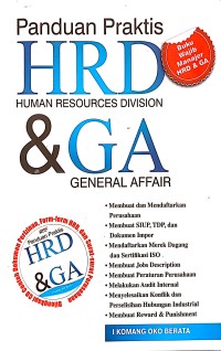 Image of PANDUAN PRAKTIS HRD & GA