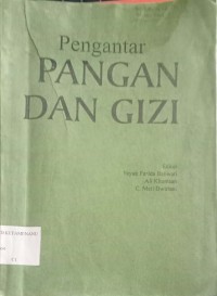 Image of Pengantar PANGAN DAN GIZI