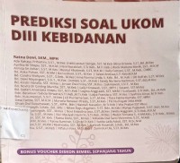 Image of PREDIKSI SOAL UKOM D III KEBIDANAN