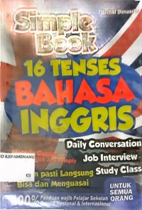 Simple Book 16 TENSES BAHASA INGGRIS